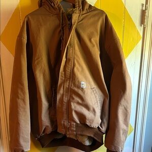 Carhartt Men's Tan Hooded Performance Jacket